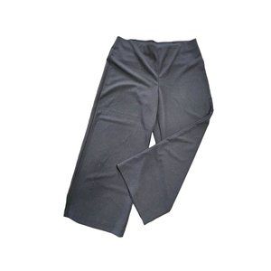 Loft Straight Leg Elastic Waist Women's Size XL T Black